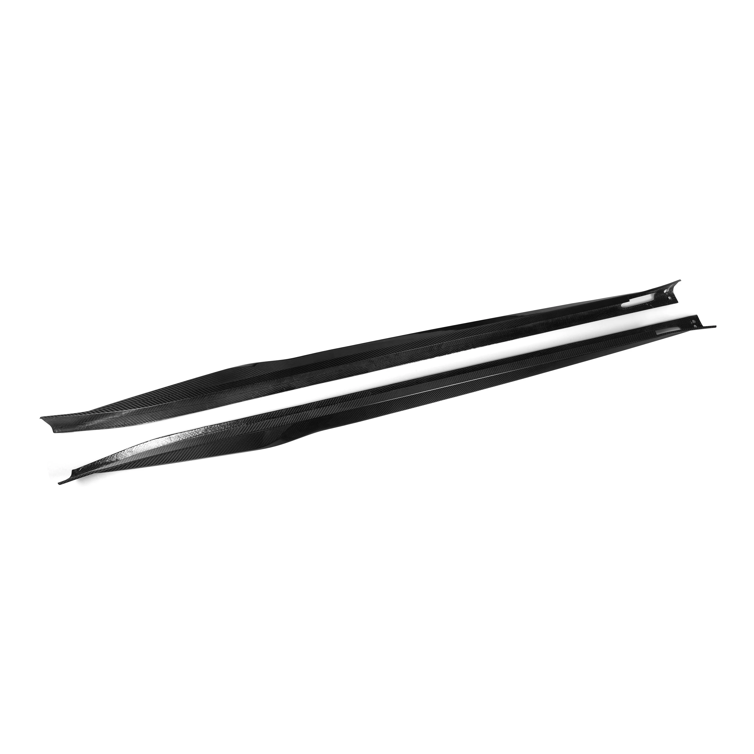 

STLFFor BMWs G08 BEV LCI IX3 2022+ Auto Part Real Dry Carbon Fiber Front Side Skirts SQ Style Exterior Accessories