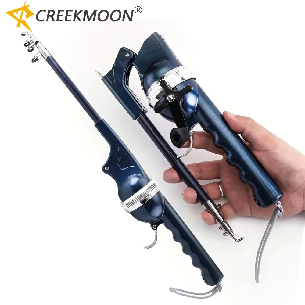 

Портативная морская удочка 1,34 м, телескопическая сверхтвердая удочка с катушкой, комбинированный набор, 1 корпус для морского пресноводного карпа