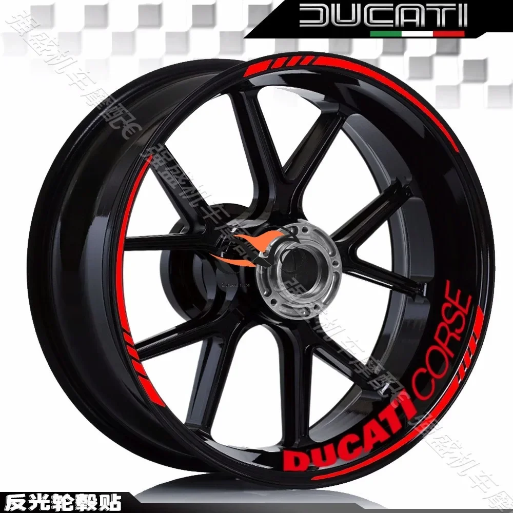 Motorcycle Wheel Hub Sticker Modification Inner Ring Sticker Waterproof for DUCATI Panigale V2 V4 821 959 939