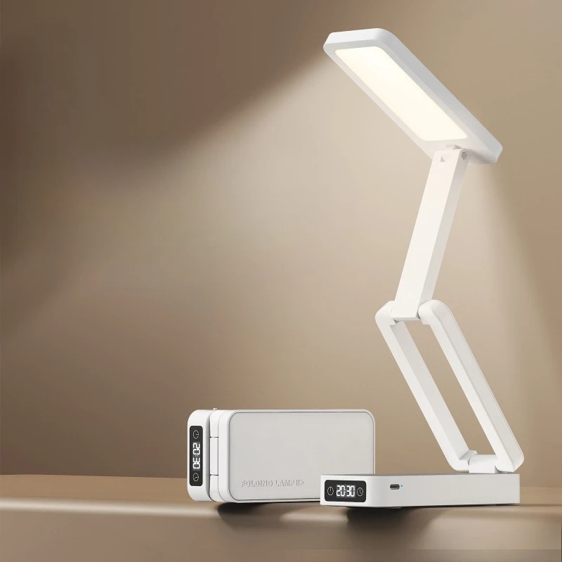 2025 popular folding desk lamp power bank function college student eye protection learning lamp student dormitory desk lamp