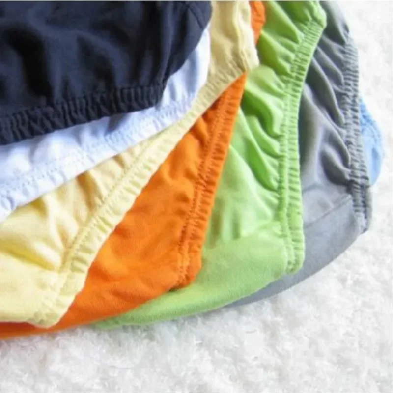 5pc Baby Boys Solid Color Panties Briefs Kids Underwear Children Underpants Suit 1-12 Years