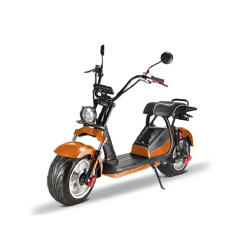 دراجة نارية كهربائية للكبار مستودع الاتحاد الأوروبي Citycoco 2000 وات 60 فولت 20 أمبير بطارية 2 عجلة الدراجات البخارية للبالغين 3000 وات #3