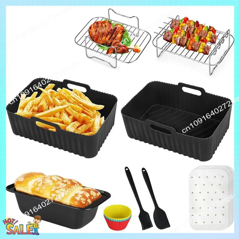 

N08R Air Fryer Spare Parts For Ninja Air Fryer AF300UK AF400UK/Tower T17088/Salter/Devology, Silicone Air Fryer Liner