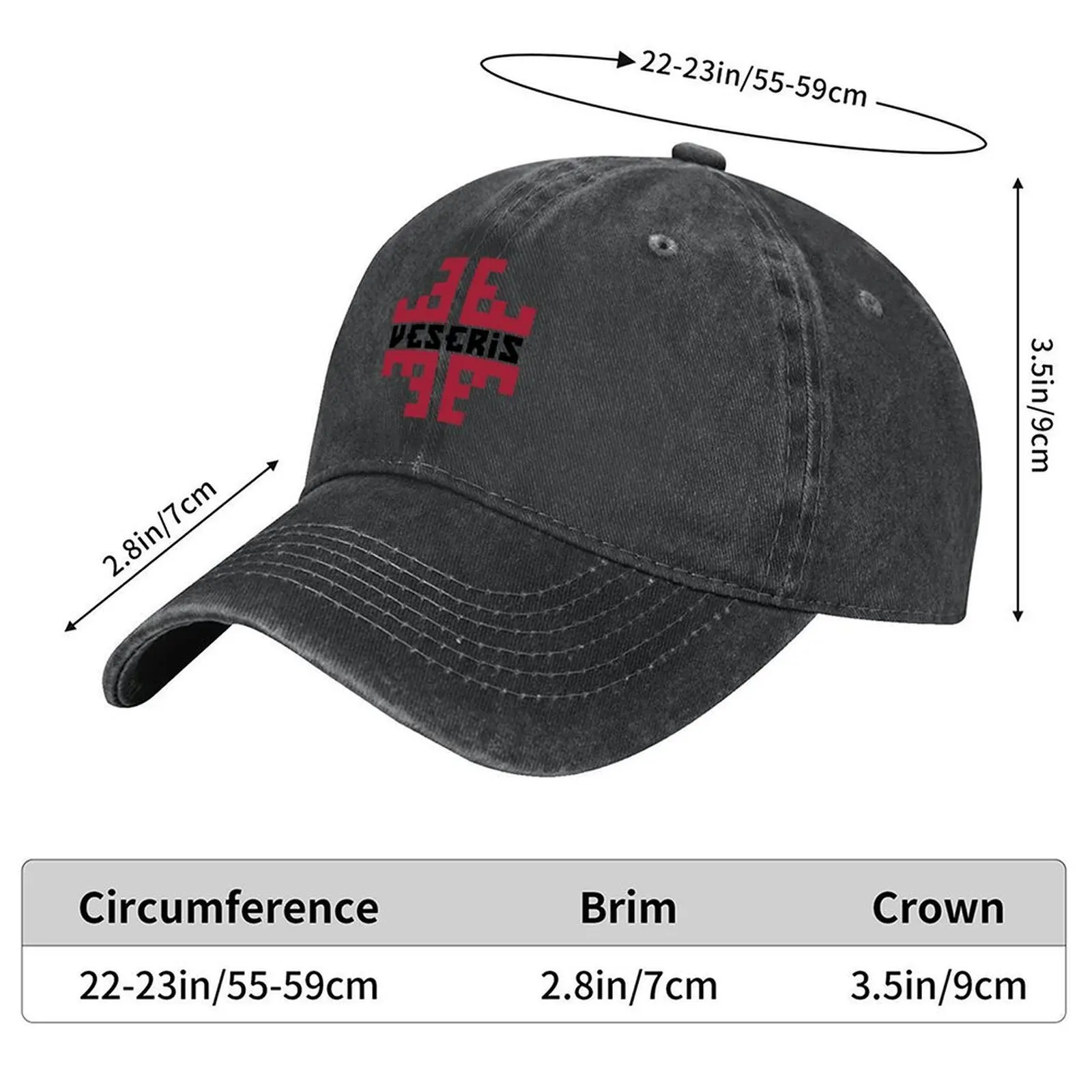 Veseris - Mミness zīme texto negro Gorra de béisbol sombrero de verano Sombrero Playa Gorra táctica militar Gorra de golf Sombreros para hombre Mujer