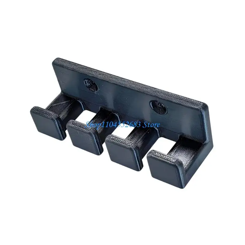 Garage Storage Rack with 4 Front Openings and Two Hole Mount for Utility Area Hanging Item Access Daily Use 