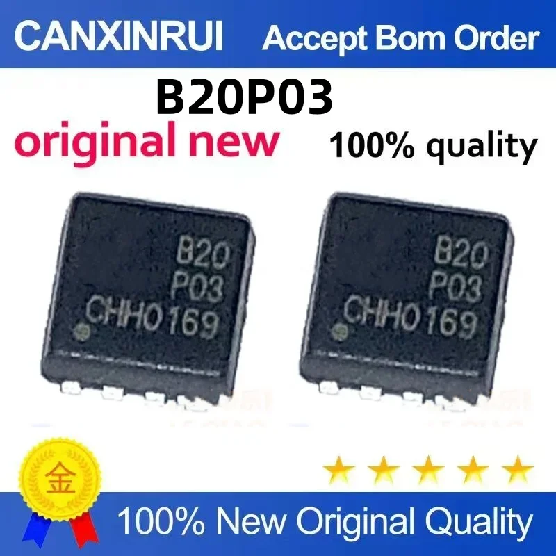 (5 pieces) Brand new original EMB20N03 B20N03 EMB20P03V B20P03 QFN B14A03