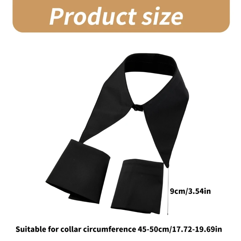 False Collier décontractée décontractée robe chemise collier