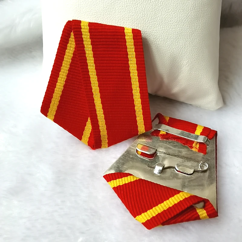 Badge ribbon Medal Ribbons High quality Ribbons commemorative Medal ribbon collectibles badge Support custom Metal Ribbon