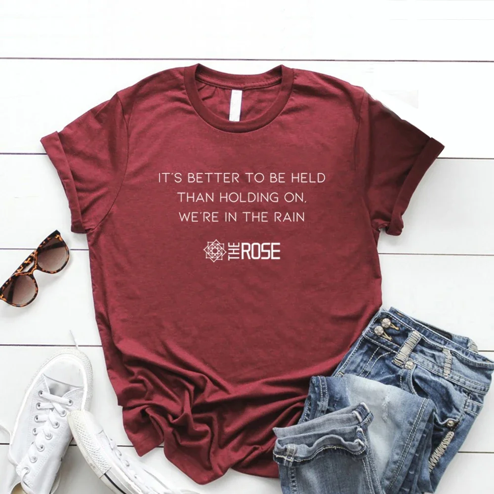 Maglietta The Rose Maglietta The Rose Kpop Maglietta coreana della banda musicale Maglietta grafica da donna Maglietta a maniche corte Kpop Merch Abbigliamento donna