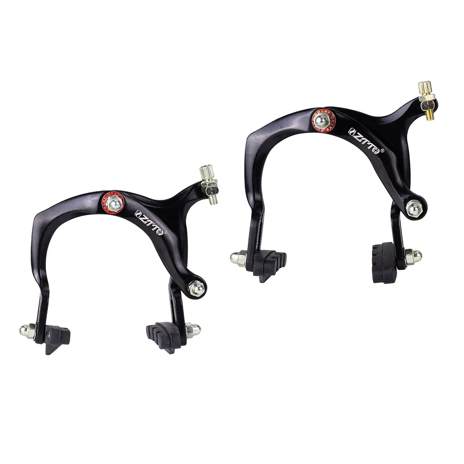 2Pieces Brake Caliper Mountain Clamp Front Rear Accessories Black