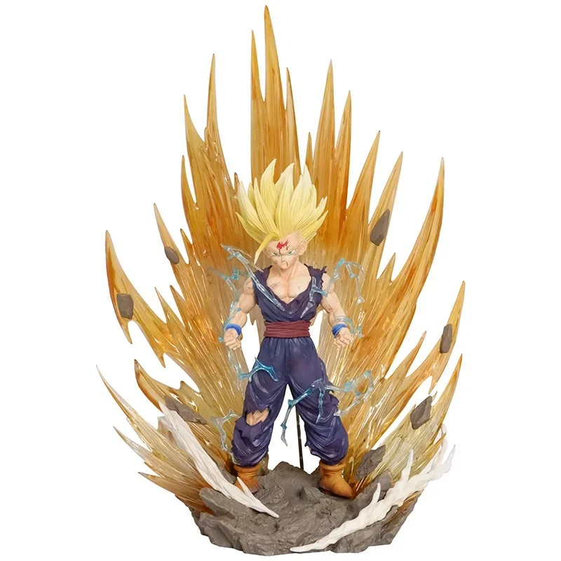 Anime Dragon Ball Super Saiyan 2 Son Gohan Standing posture Action Figure PVC Model doll toy Desk Decor Collection Gifts boxed