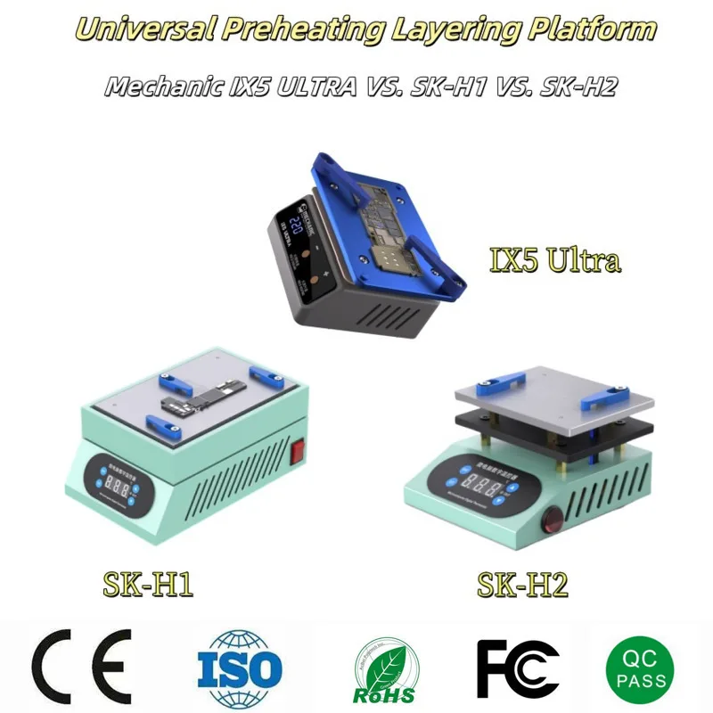 

Universal Preheating Platform Motherboard Layered De-soldering Chip Degumming Bonding To Remove Glue Dot Matrix Repair Heaters
