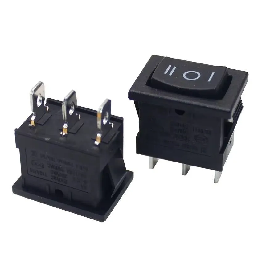 10*15 2 3 Pins High Quality On Off Kema Keur Rleil Kcd 10A 250V Rocker Switch