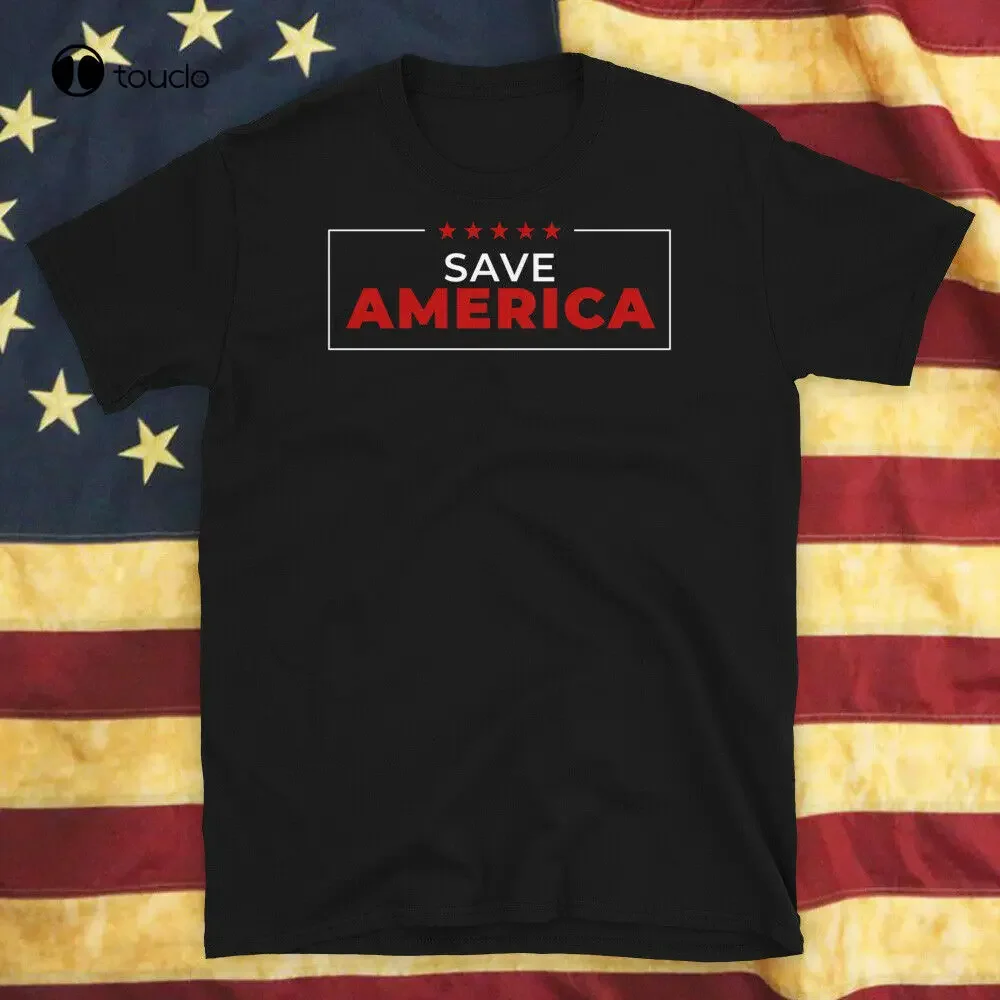 Save America - Freedom Usa Liberty Maga Trump Republican Gift Unisex T-Shirt Tee Shirt Custom aldult Teen unisex unisex