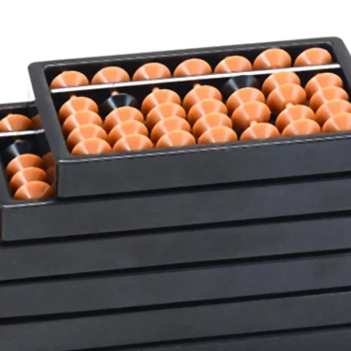 

Mathematics ABS 7-17 Digit Rods Standard Abacus Brown Bead Soroban Calculator Counting Tool Beginners Toys
