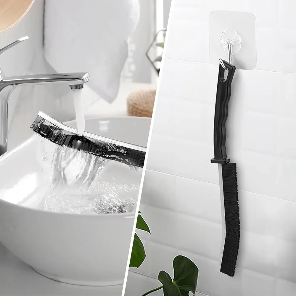 1–10 Stück Lücken-Reinigungsbürste, harten Borsten, Fugenreinigungsbürste, Küche, Fliesen, Toilette, toter Winkel, Gelenke, harte Dusche, Bodenlinie – Detail 5