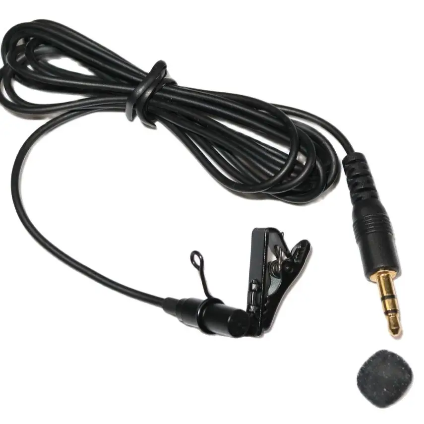 Factory Outlet Classic 3.5mm Jack Tie Lavalier Lapel Microphone For Sony UWP UTX D21 D11 V1 Wireless BeltPack And PC Camera