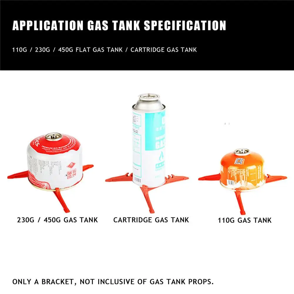 Leve Flat Tank Bracket Stand, dobrável portátil, Camping Stove, Estabilizador para atividades ao ar livre