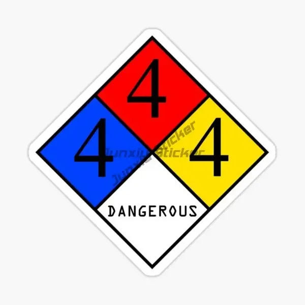 Warning CAUTION AREA CAUTION FIRE HAZARD Vinyl Self-adhesive Car Sticker