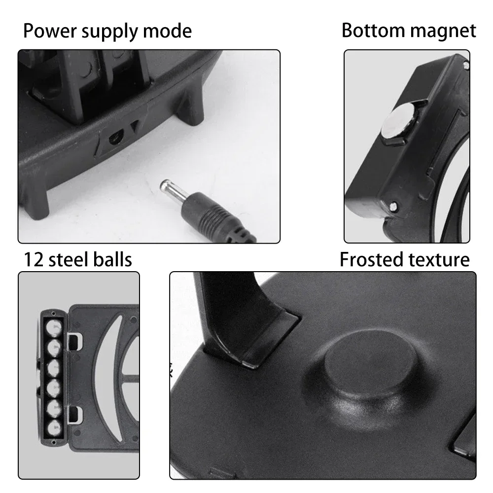 Agitateur de balançoire de bureau, support de téléphone portable, agitateur de balançoire automatique, podomètre, brosse pas à pas pour téléphone