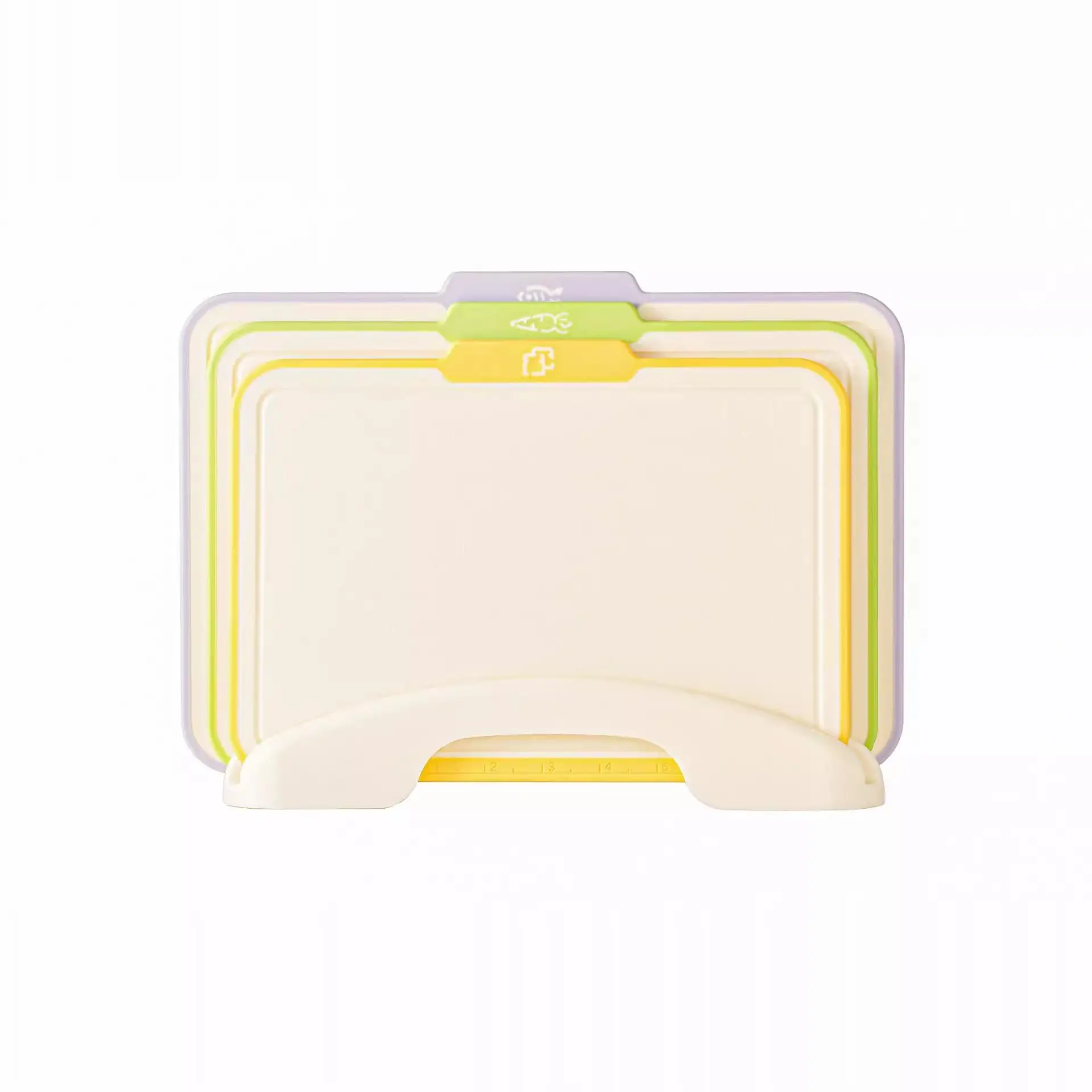 raw and cooked separate kitchen, mildew-proof and antibacterial household sorting cutting board, complementary food set