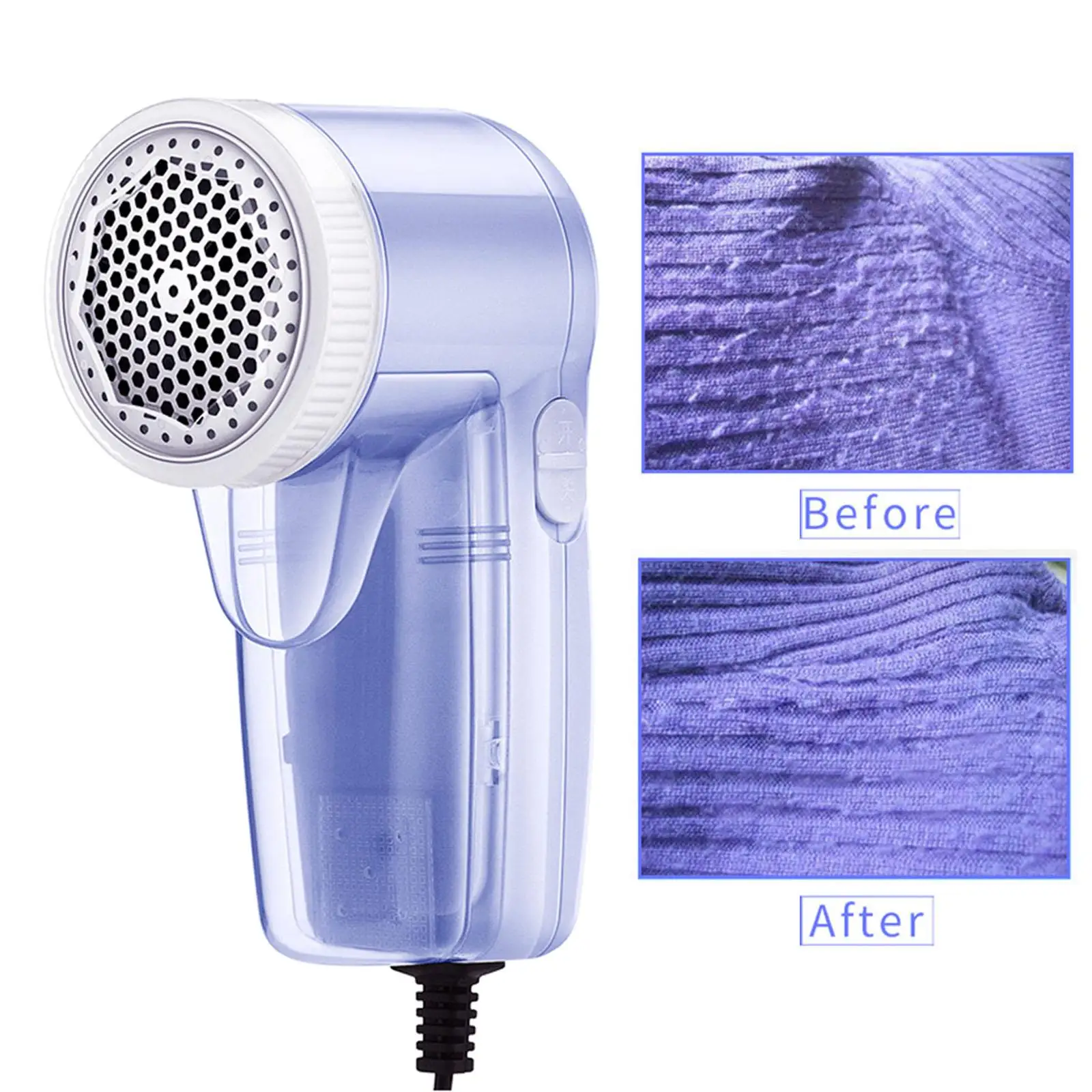 Portable Fabric Shaver Remover Cleaner for Cotton Clothes Synthetic Fibers