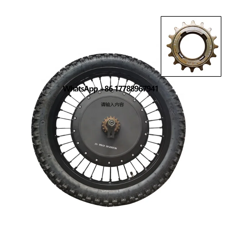 

Electric Bike QS 273 8KW 8000W 72V 96V Brushless Rear Motorcycle Motor Wheel with Dual Disc Front Wheel