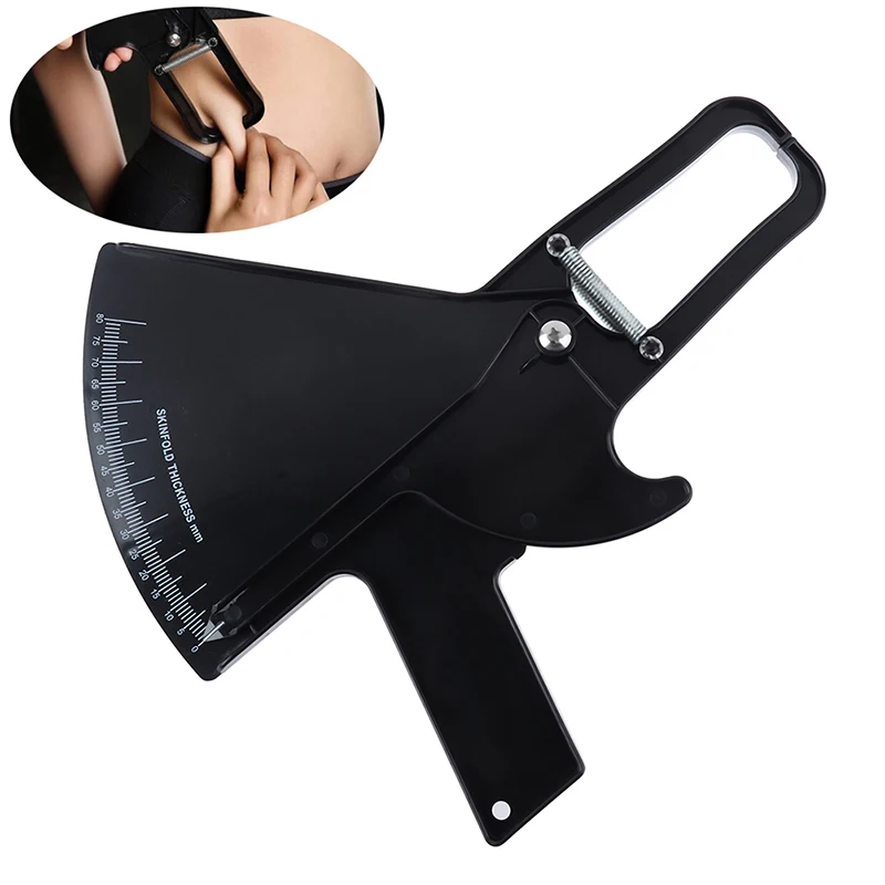 ★▲80mm Skinfold Caliper Body Fat Caliper Fitness Tester Analyzer Fat Measure Tool