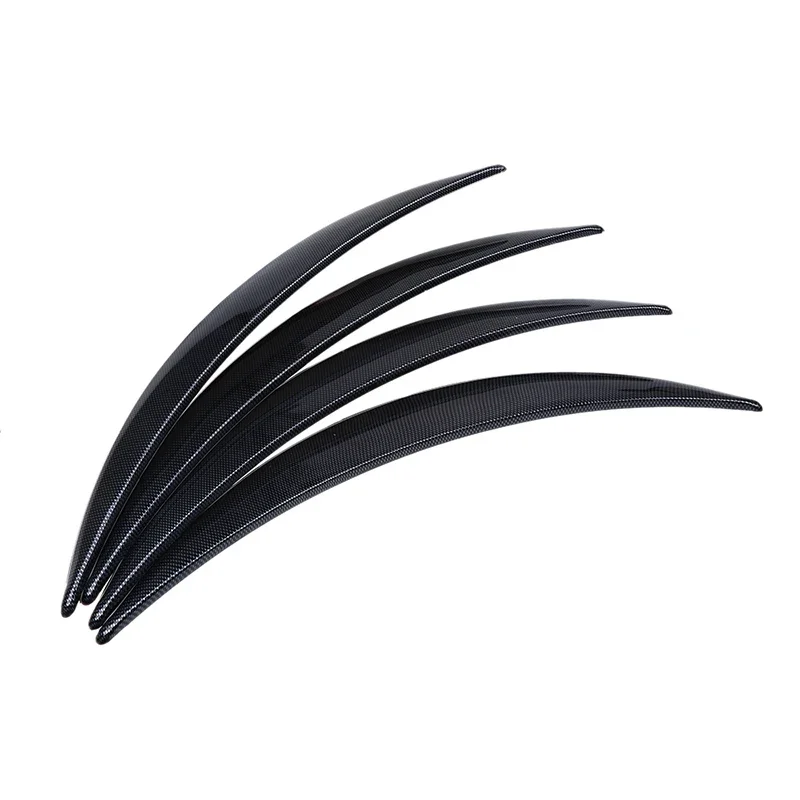 POSSBAY-Car الحاجز مشاعل قوس عجلة الحاجب ، السيارات واقيات الطين درابزين ، مضيئة عجلة الشفاه طقم الجسم ، حامي الكروم ، الطين الحرس