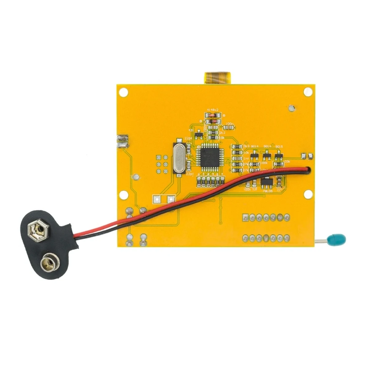 LCR-T4 12846 LCD ATMEGA328 الترانزستور الرقمي تستر متر الخلفية ديود صمام ثلاثي السعة ESR MOS/PNP/NPN L/C/R B03