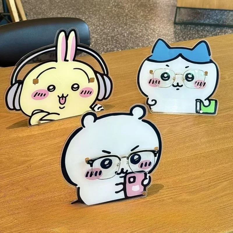 Cartoon Kawaii Simple Spectacle Frame Show Shelf Desktop Decorate Clear Pattern Be of High Quality Sweethearts Gift  Chiikawa