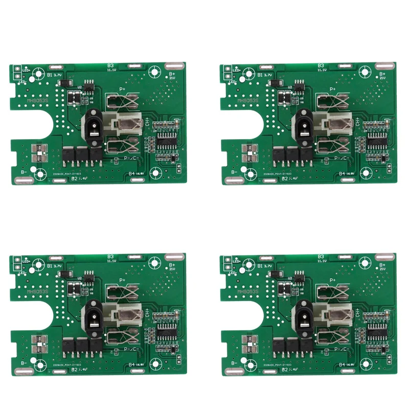 

ABRW-4X BMS 5S 18V 21V 30A Lithium Battery Protection Board PCB 18650 Battery Charge Protection Board Module For Screwdriver