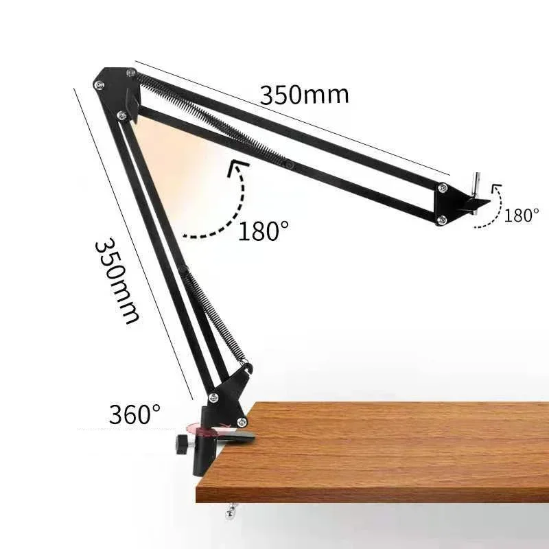 Trépied aérien pour table de téléphone, support de montage de caméra sur la tête, téléphone portable, smartphone, prise de vue vidéo statique,