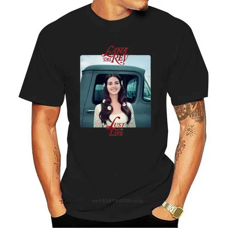 Camiseta blanca de Lana Del Rey Lust for Life Album para hombre, talla S, M, L, XL, 2XL, 3XL