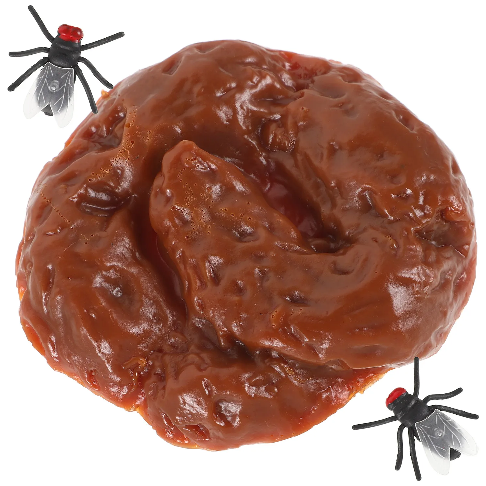 1Set Imitation Poop Prank Props Super Realistic Tpr PVC Poop Decorations for Party Favors Pranks Halloween April Fool's Day Fun