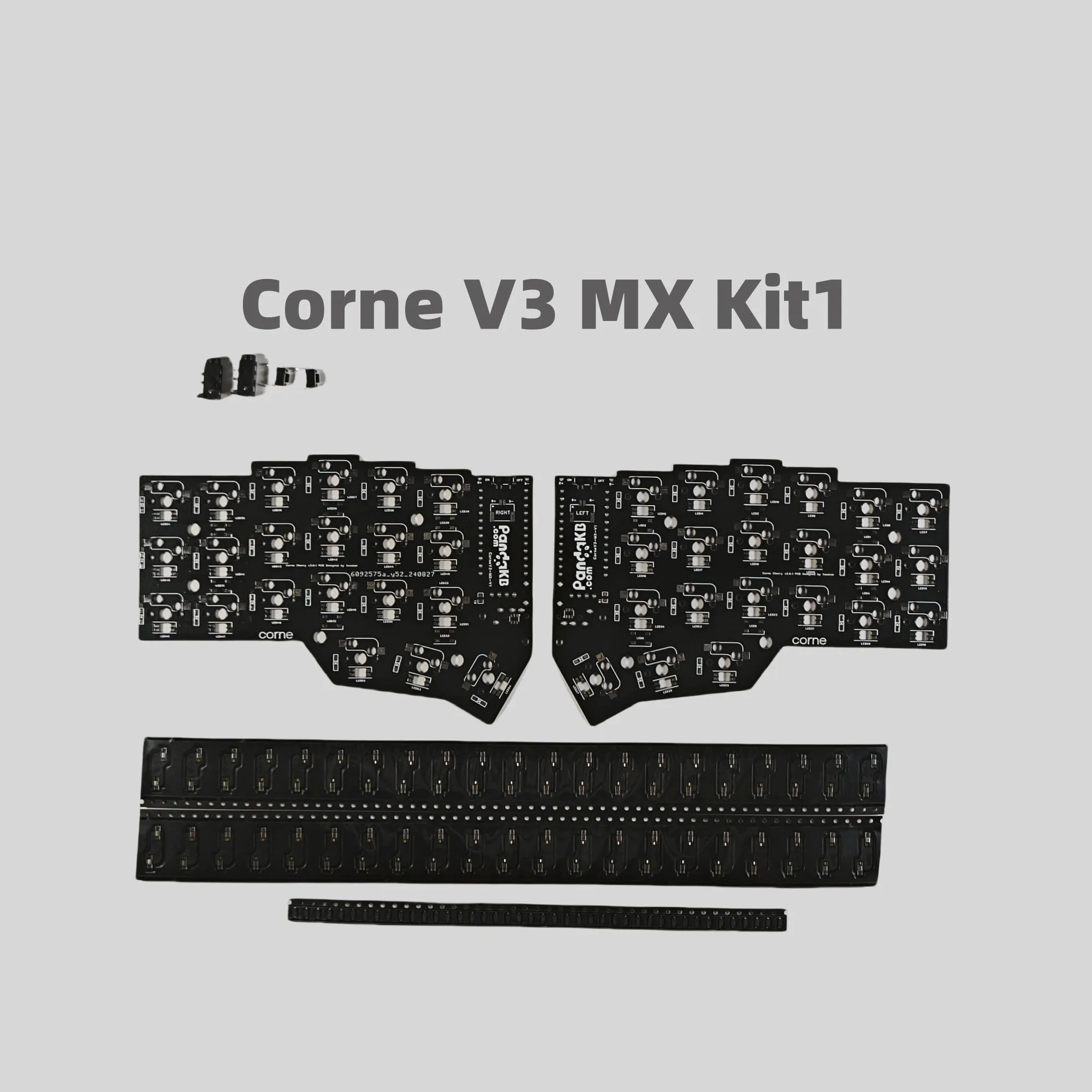 Imagem -03 - Corne v3 Teclado Dividido Peças de Placa Pcb Personalizado Faça Você Mesmo com Fio sem Fio Corne Pcb Não Pré-construir Clientes Montar Todas as Peças