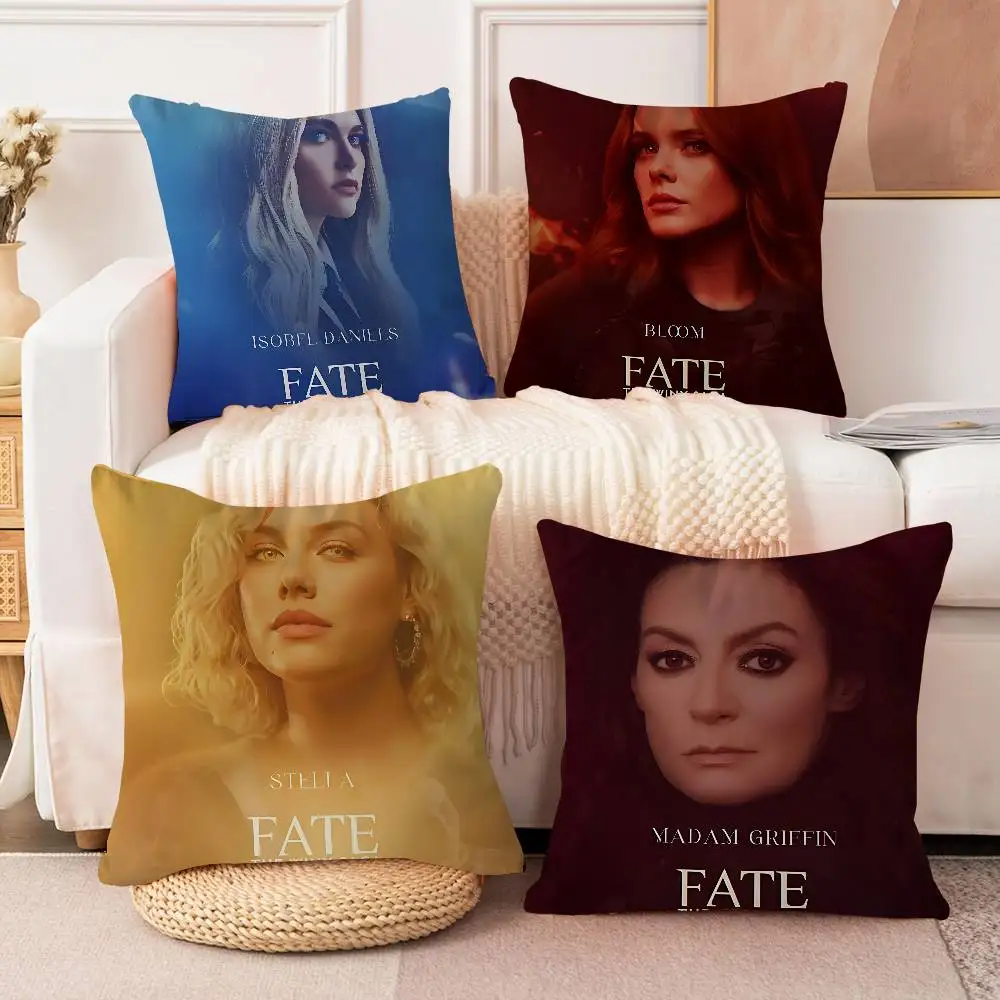 مصير Winx ساغا S-Season 1 المخدة تون هدية غطاء الوسادة غرفة نوم المنزل أريكة كرسي مقعد ديكور كيس وسادة
