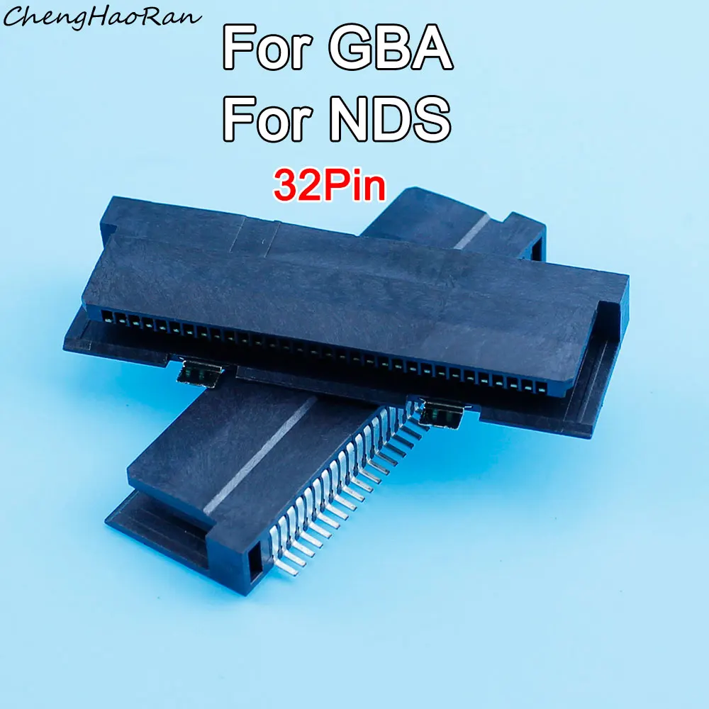 2PCS For GBA Slot 32Pin Cartridge Card Reader Slot Connector For  NDS Game Cartridge Card Reader Slot Repair Part