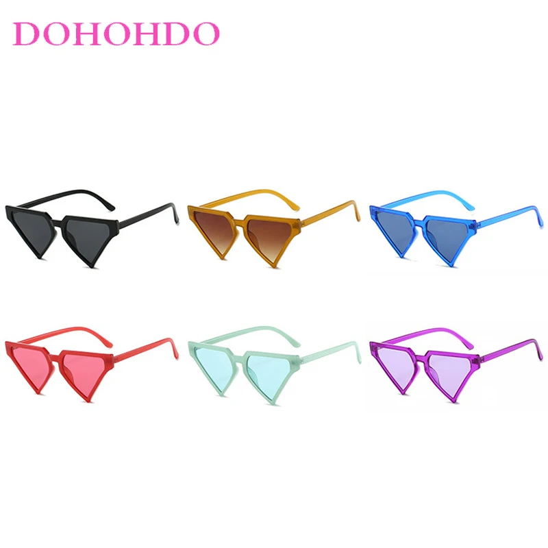 Oversized Inverted Triangle Women Sunglasses Luxury Designer Big Frame Candy Colors Sunglass Men Outdoors Travel Eyewear UV400
