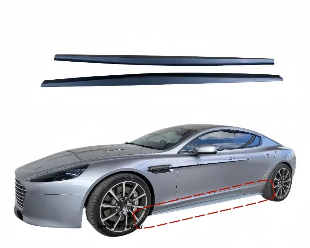 2010-2018 for Aston Martin Rapide Upgraded AMR Style Side Skirts Side Diffuser Carbon Fiber Side Bumper Body Kit Spoiler Wings