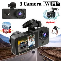 2/3 Channel WIFI Dash Cam for Car Front Rear Camera 1080P Video Recorder Dashcam Black Box Car DVR OptionalRear View Camera