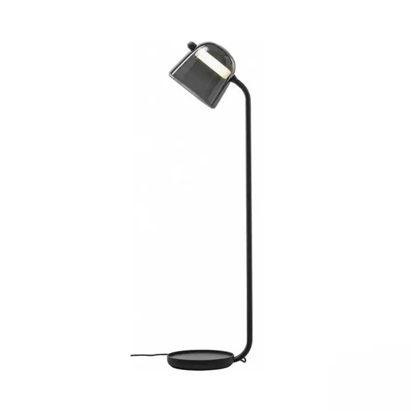 

Nordic simple personality living room sofa bedroom hotel, front desk study glass floor lamp, modern design desk lamp