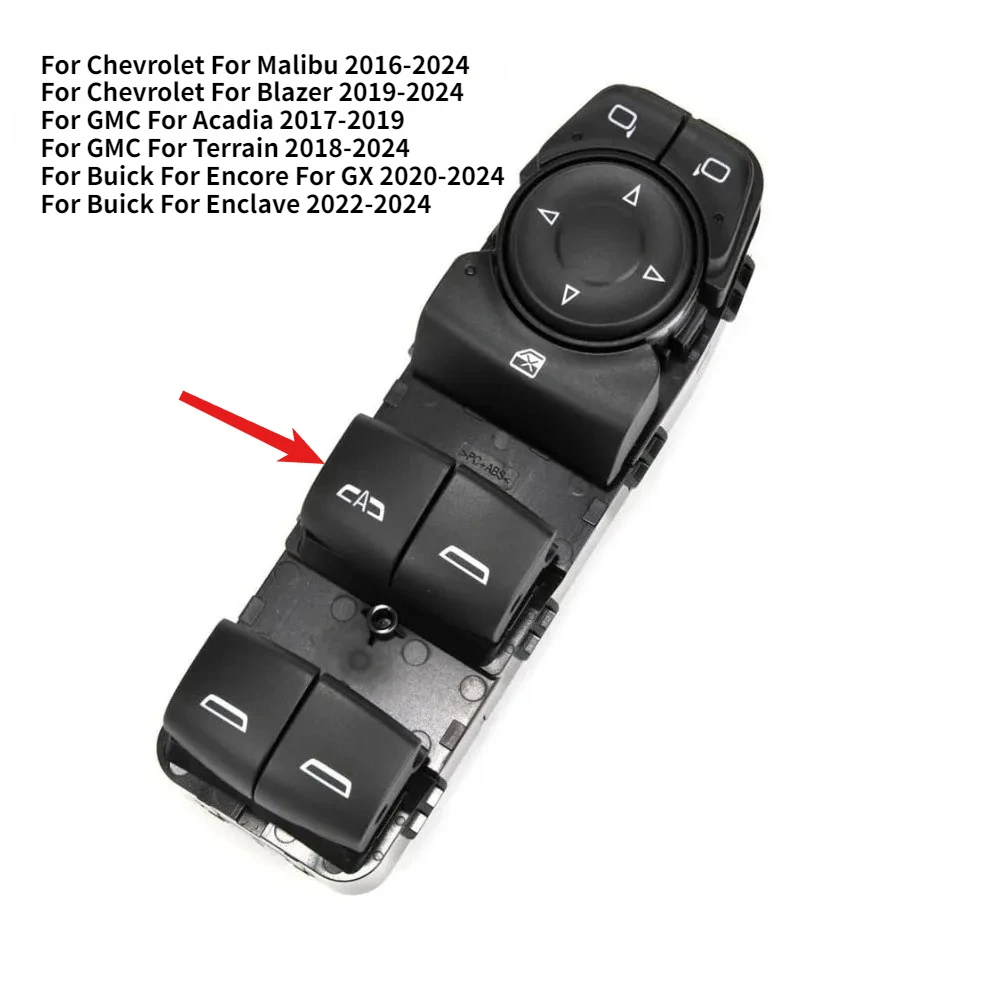 New Electric Power Window Switch Car Accessories for Chevrolet Malibu Traverse & Equinox GMC Terrain Lifter Control Button Parts