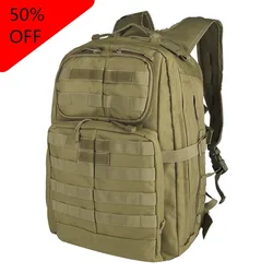 Mochila táctica caqui impermeable para senderismo y outdoor