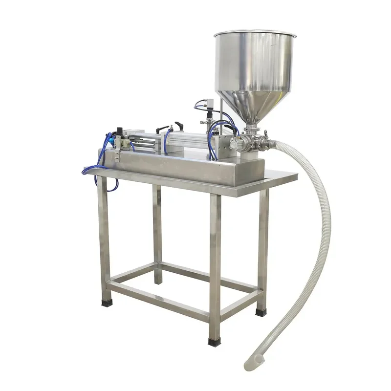 Single-head Semi-automatic Horizontal Filling Machine for Paste-like and Liquid Honey, Creams, and Other Beverages/creams