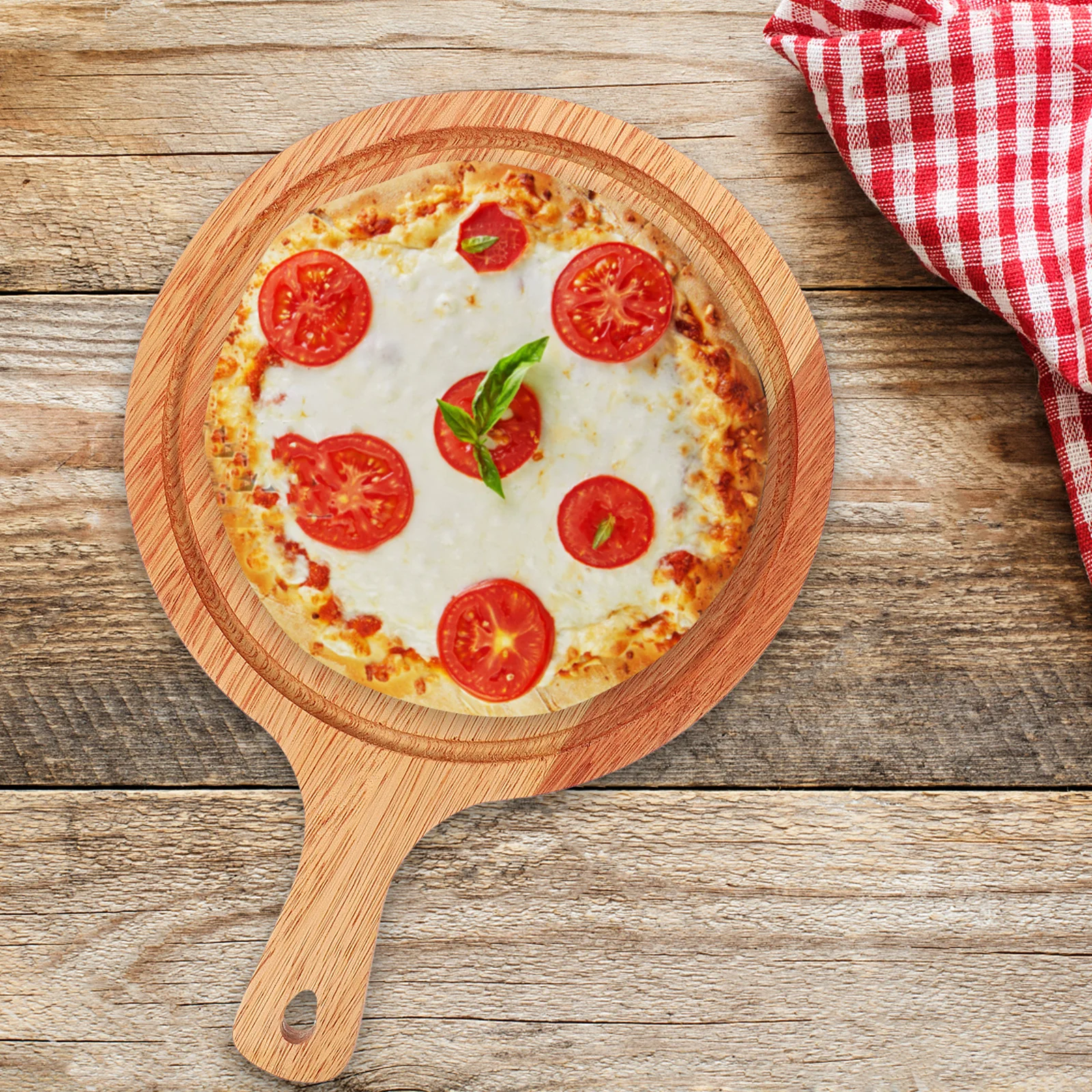 

Деревянный поднос, прочная многофункциональная тарелка для еды, кухонный помощник, шикарное декоративное сервировочное блюдо для домашних пекарни, чайных домиков