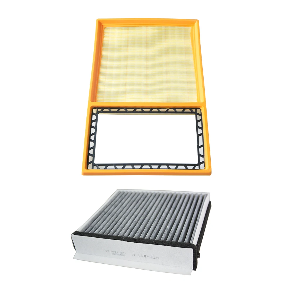 2Pcs Cabin Air Filters Set For MG ZS 1.5L 2017- Engine:15S4C 10334315 10365251 Car Accessories Auto Replacement Parts