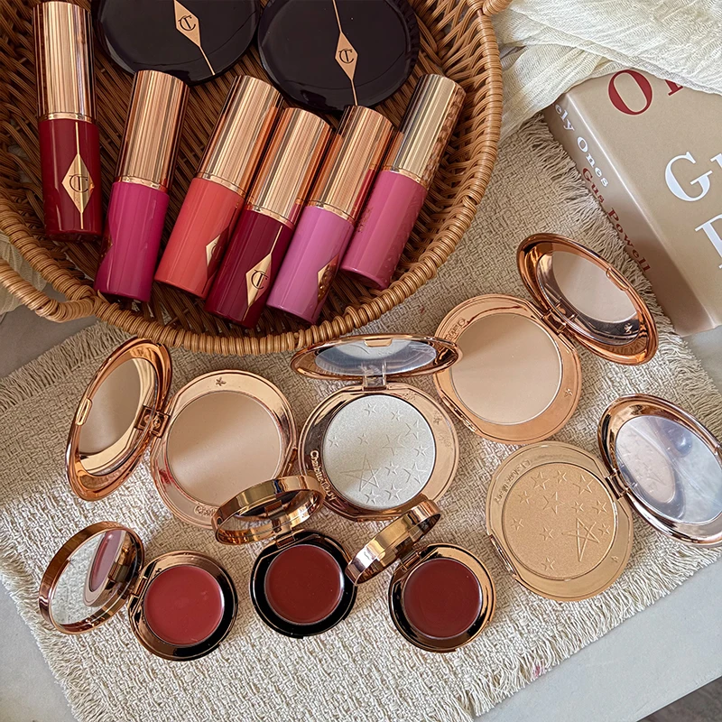 CT Liquid Body Highlighter Palette Style Setting Powder Compact Not Fade Easily Moisturizing Lip Mask Lipstick Pretty Makeup