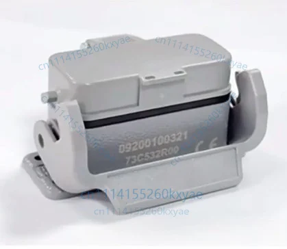1pc 09200100321 han10a protective single buckle with cover base