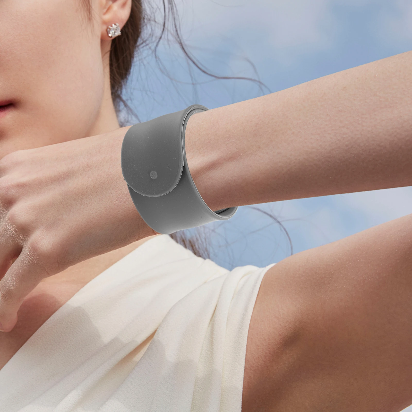 

10 Pcs Silicone Slap Bracelets Soft Comfortable DIY Fun Party Favors Blank Wristb s Gel Toy Child Gifts Snap Bracelet